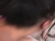 The eager Deja Daire enjoys her ass and pussy in threesome sex