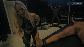 Sheela Sinner Hell on the Rack Hard Tickling Punishment Part 1