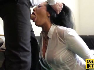Rough Punishment For Busty Naughty Neighbor - Candi Kayne, Pascal White
