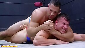 Step daddy And Step son Wrestling! Step daddy Is So Wild In Minimal Speddo, Not Quite A Belt