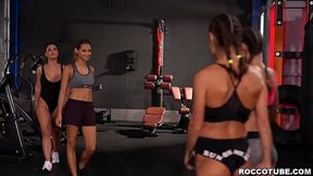 OMG, this lesbian catfight is just incredibly HOT! These babes man are just too fucking sexy! Alyssa Reece, Honey Demon, Veronica Leal, Amirah Adara!