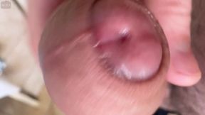 Daddy's thick uncut cock squirts all over you while he moans filthy dirty talk