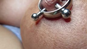 Veevee Plays with Her Nipple Rings