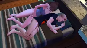 Busty Beauty Awakens Horny Guy with Hot Morning Blowjob Action