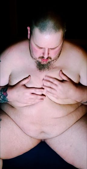 Showing off my superchubby titts