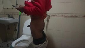 Desi in Bathroom