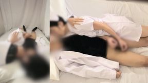 Japanese wife cheated on by her husband gets dirty talking by an Asian MILF