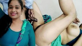 Stepmoms pussy fingering gone extremely wrong with Indian Saree Hindi Sex