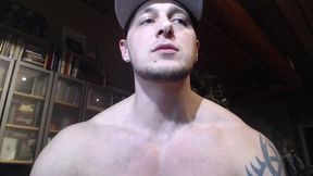 Sexy and Muscular Big Joeyd Jerks Off!