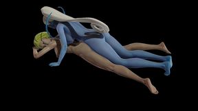 dbz futa on blonde female
