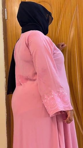 Morocco Huge Boobs & PAWG Beautiful Hijabi Hot Stepaunty Want Fuck From Neighbor