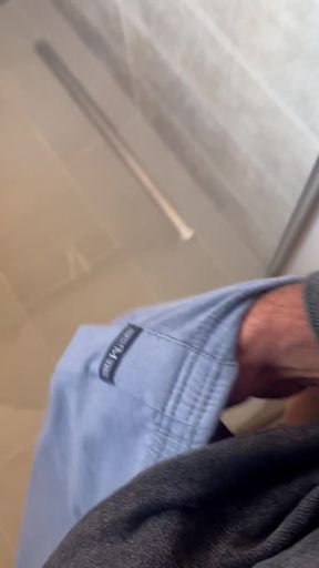 Short Bathroom Cumshot