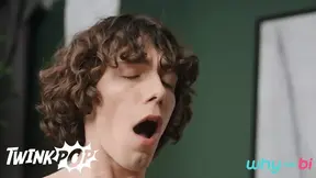 TWINKPOP - Aften Opal Rides Cristiano's Dick While He Gets His Ass Fucked By Drake Von