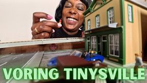 Tinies in Village Vored ft Queen Ava - An giantess vore scene featuring: size fetish, tiny man pov, femdom pov, mouth fetish, close ups, and evil giant - 4K MP4