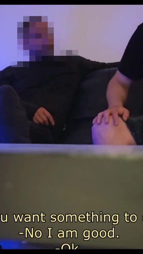 Stunning moment from "Straight Married Neighbor Comes Over Again"