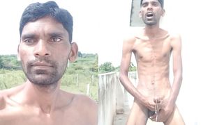 Rajesh Playboy 993 Outdoor Flashing Outside Asshole Spanking Butt Masturbation Big Cock and Cumming