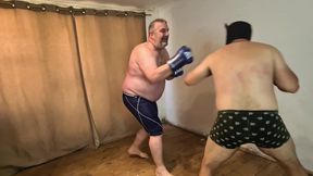 Silver Stepdaddy Boxer Vs Heterofighter - Dirty Boxing Heat