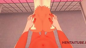 Naruto Bangs Sakura in POV 3D Hentai - Handjob, Blowjob & Hard Fuck