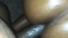 cheating stud dyke lesbian slut with nice ass and wet pussy fucked hard by bbc and creampied