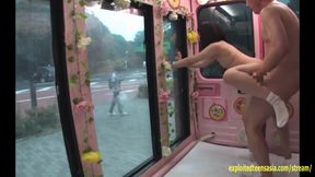 Jav Idol Hikaru Chan Fucked In Mirror Bus On The Streets Of Tokyo Cute Teen Has No Shame