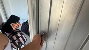 A Sexy Girl Drops Her Keys and as a Reward for Letting Her Know and Giving Them to Her She Takes to Her House and Lets Me Fuck