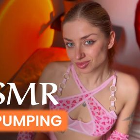 ASMR. Your cute blonde in sexy lingerie Mic Pumping Your Cock and Make You CUM. Lissa Piccola