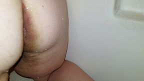 Sexy BBW milk enema