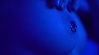 young model who really wants to pass the casting and star in porn. Nipple Piercing play with ice