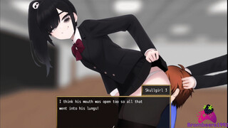 Femdom University Zero E51 - The Skullgirls Make me Kiss Their Ass While they Fart in my Face