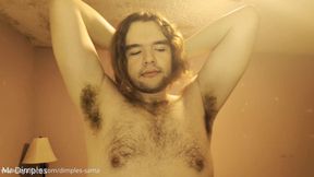 I show off my post-workout armpits!