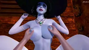 Lady Dimitrescu Dominates in Steamy Vampire Encounter – Wild Ride Unleashed