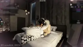 Cowgirl in a condo enjoys her ass pounded