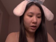 Cute Little Asian Bunny Girl ASMR - Isaiah 25-29 - Sister in Christ