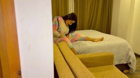 Beautiful Tender Girl Is Discovered Masturbating in Her Pajamas by Her Stepfather and He Fucks Her