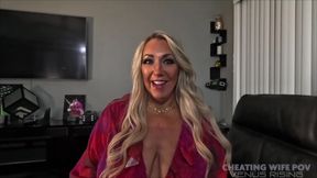 Cheating Slut Wife POV - Huge Cumshot