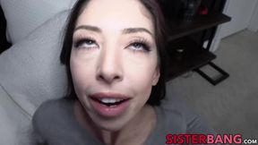 Naughty&#x1F608; Harlowe Blue gets intense doggystyle from big dick&#x1F32D; stepbro