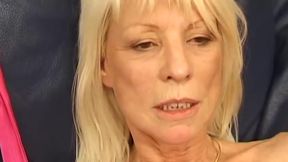 Eva Delage - Nice Granny Blonde Skinny