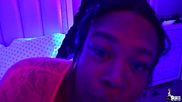 Shanice Luv gets her big black ass pounded by The PURGER
