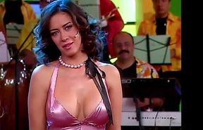 Big-Titted Anette Michel and Aylin Flaunt Cleavage on Morning Show 2006