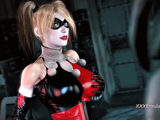 Harley Quinn X Cyber Grid: Doggy, Deepthroat, Riding (3D Gameplay) 60 Fps
