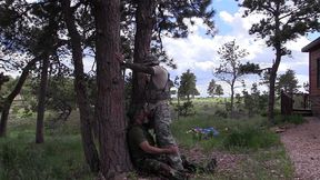 military hook-up in the woods with jim love and jason collins!