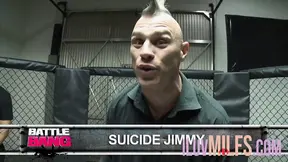 Tattooed blonde loves big cock and gives a deepthroat blowjob