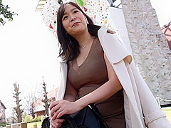 336KNB-323　【離婚直後のAV応募 -性欲解放！！バツイチ爆乳-】セックスレスが理由で離婚。離婚直後の開放感！責めまくりの激動SEX！