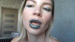BIG GREEN EYES AND LIPS