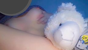 Playing with my slutty, teen puffy pussy
