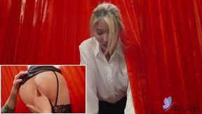 Blonde Taiwanese cutie gives lover a lustful blowjob and handjob