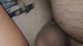 Tight pregnant pussy getting rubbed and fucked