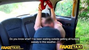 Fake Taxi Sophie Anderson has her first ride with big tits bouncing and pussy squirting