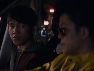 Nude muscular masked hunk Kory Grim was tied and shot in Wu Assassins