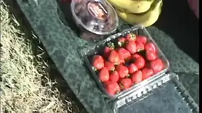 Black dude fucking two girls outside